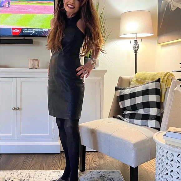 BB Dakota | Dresses | Bb Dakota Faux Leather Dress Worn Once Size 6 |  Poshmark